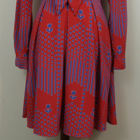 Modcloth Pleasant Confidence Tie Neck Dress - Picture 8 of 12